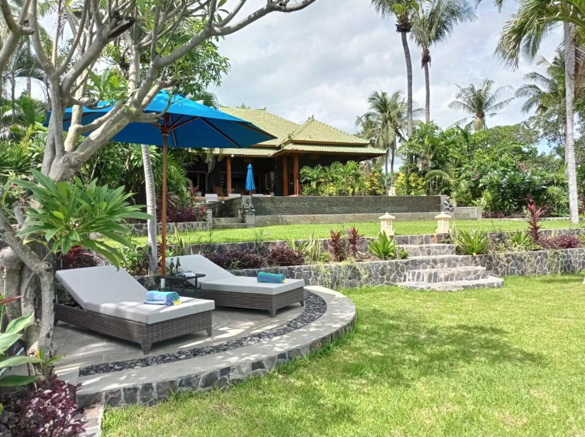 Absolute Beachfront, Paradise, 3Br Villa With Private Pool On 1200M2 Of Tropical Land Tulamben Exteriér fotografie