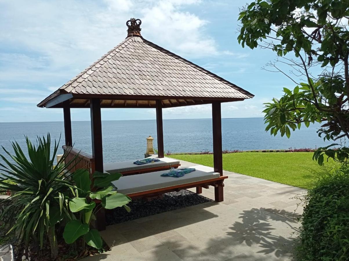 Absolute Beachfront, Paradise, 3Br Villa With Private Pool On 1200M2 Of Tropical Land Tulamben Exteriér fotografie