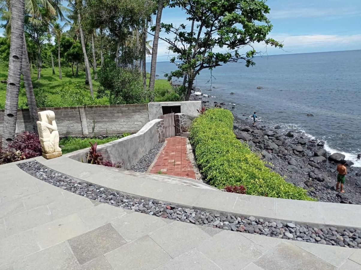 Absolute Beachfront, Paradise, 3Br Villa With Private Pool On 1200M2 Of Tropical Land Tulamben Exteriér fotografie